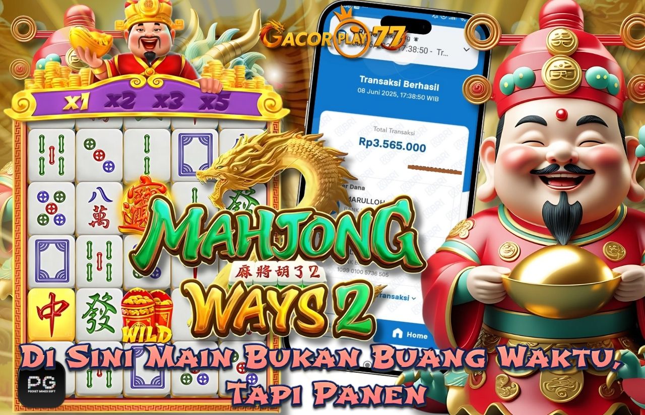 Selamat kepada user id : um****4 Wede Rp 3.565.000 di Game MAHJONG WAYS 2 PG SOFT Cair Gk Sampe 1 Menit! Menang Mudah di Gacorplay77